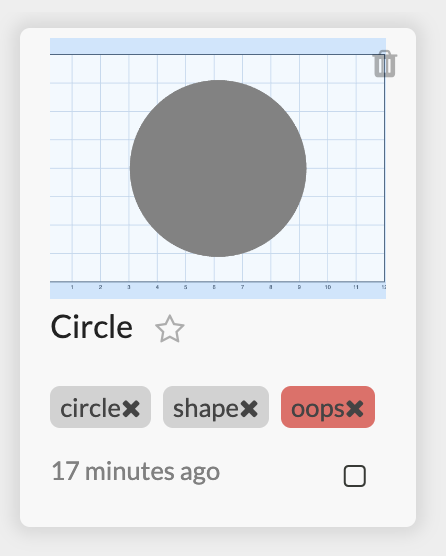 Unassign a label from the label list